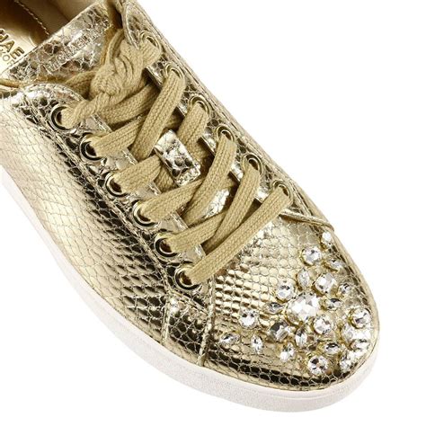 michael kors gold sneakers women.